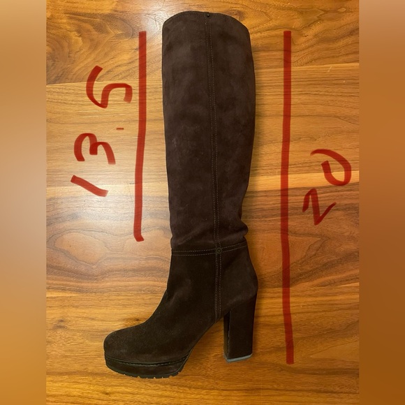 PRADA Brown Riding Boot 38/8 Beautiful shape! - Picture 9 of 9